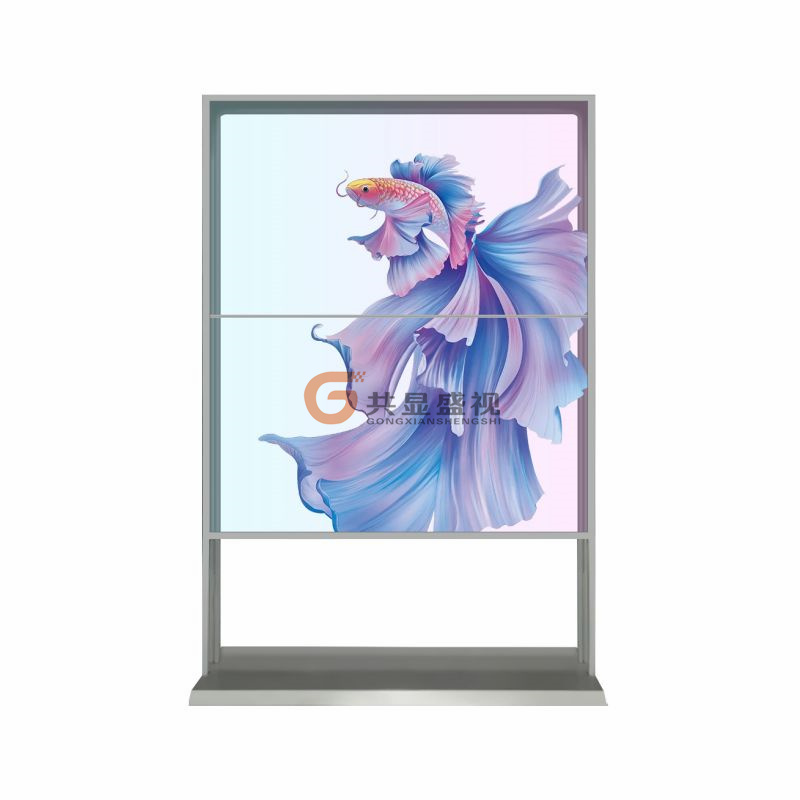 55寸OLED透明拼接屏-商品橱窗展示屏