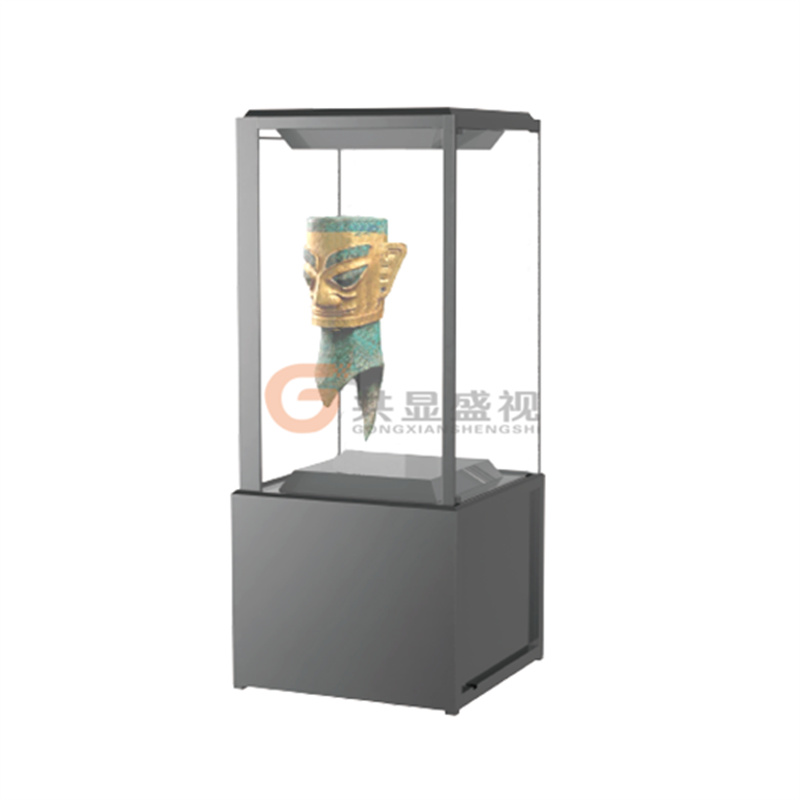 55寸透明OLED文物展示柜