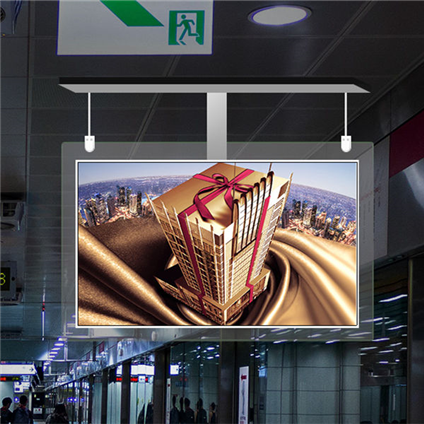 OLED双面广告机-吊装竖屏