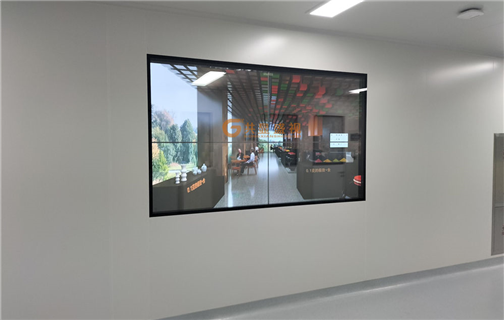 北京同仁堂OLED透明屏拼接应用案例