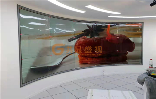 OLED柔性拼接屏案例展示-山东潍坊社区服务中心