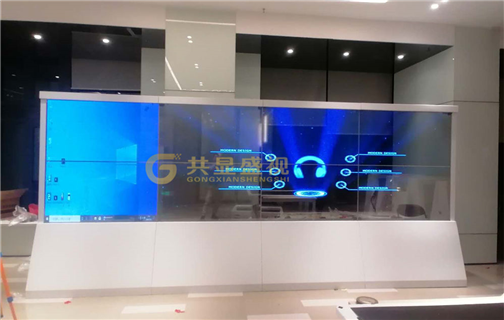 北京远洋地产OLED透明拼接屏应用