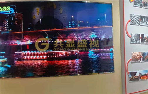柔性OLED拼接显示屏案例-兰州党建馆展厅