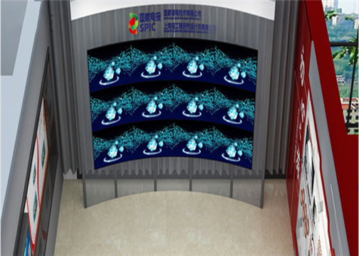 OLED显示屏在党建中心展厅的应用解决方案